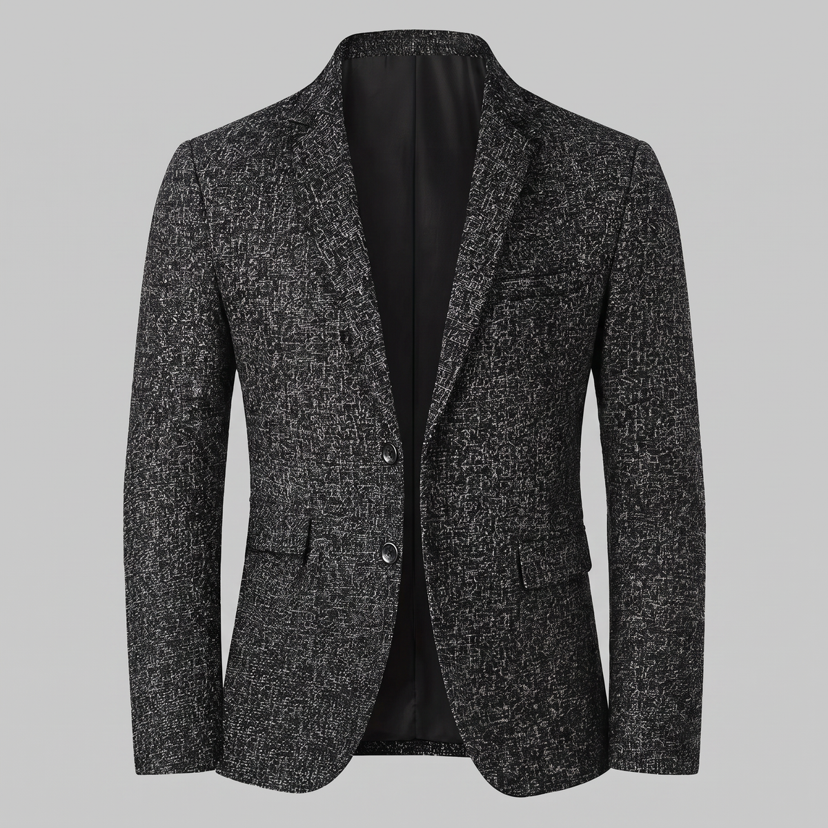 Herren Slim-Fit Winter-Blazer-Jacke