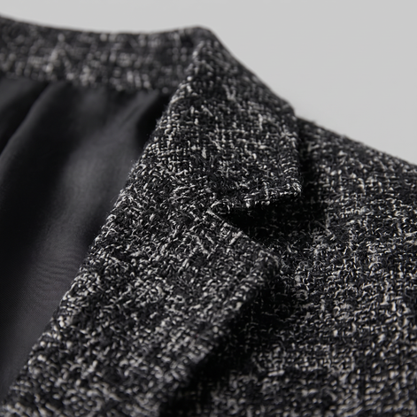 Herren Slim-Fit Winter-Blazer-Jacke