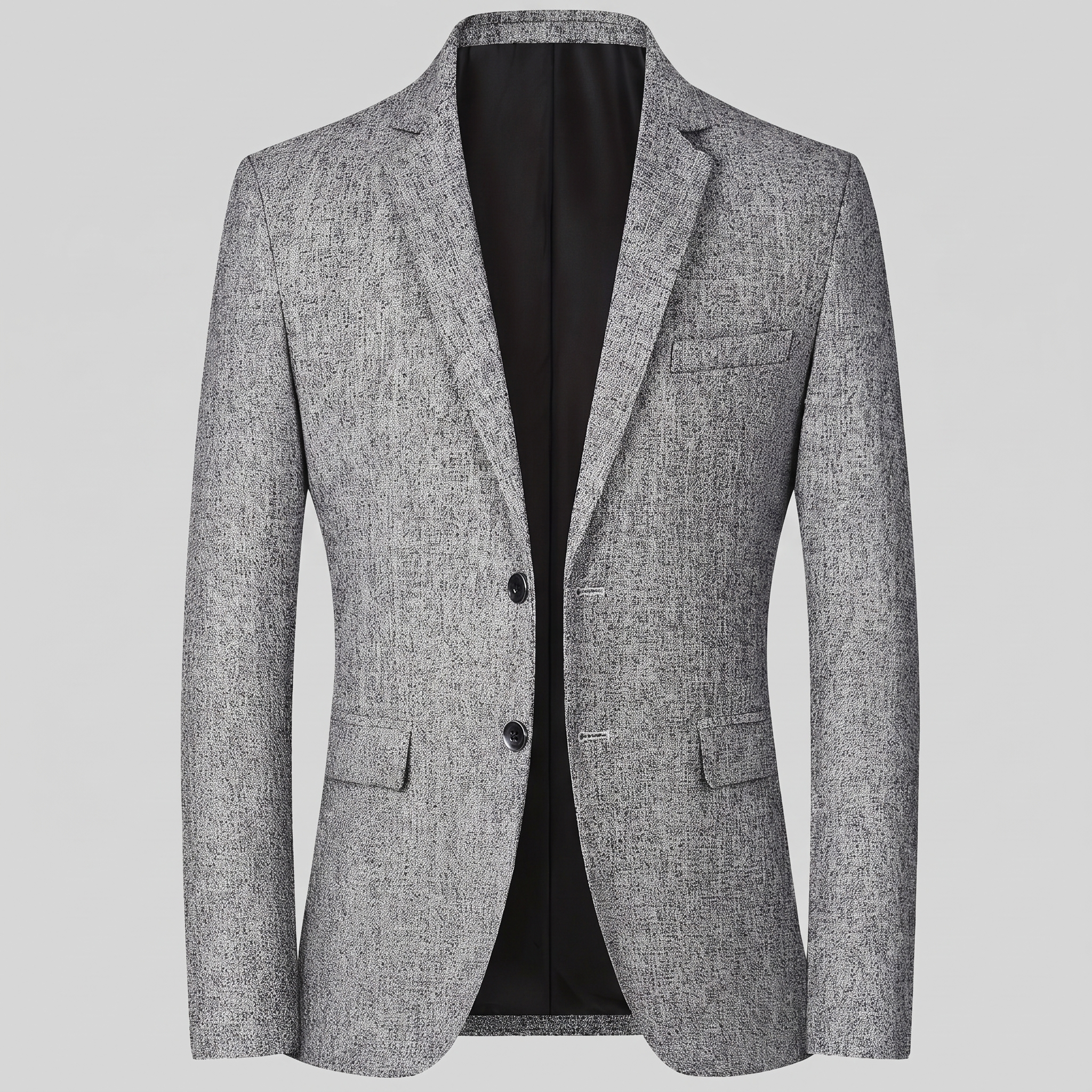 Herren Slim-Fit Winter-Blazer-Jacke