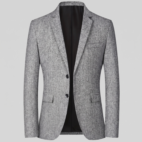 Herren Slim-Fit Winter-Blazer-Jacke
