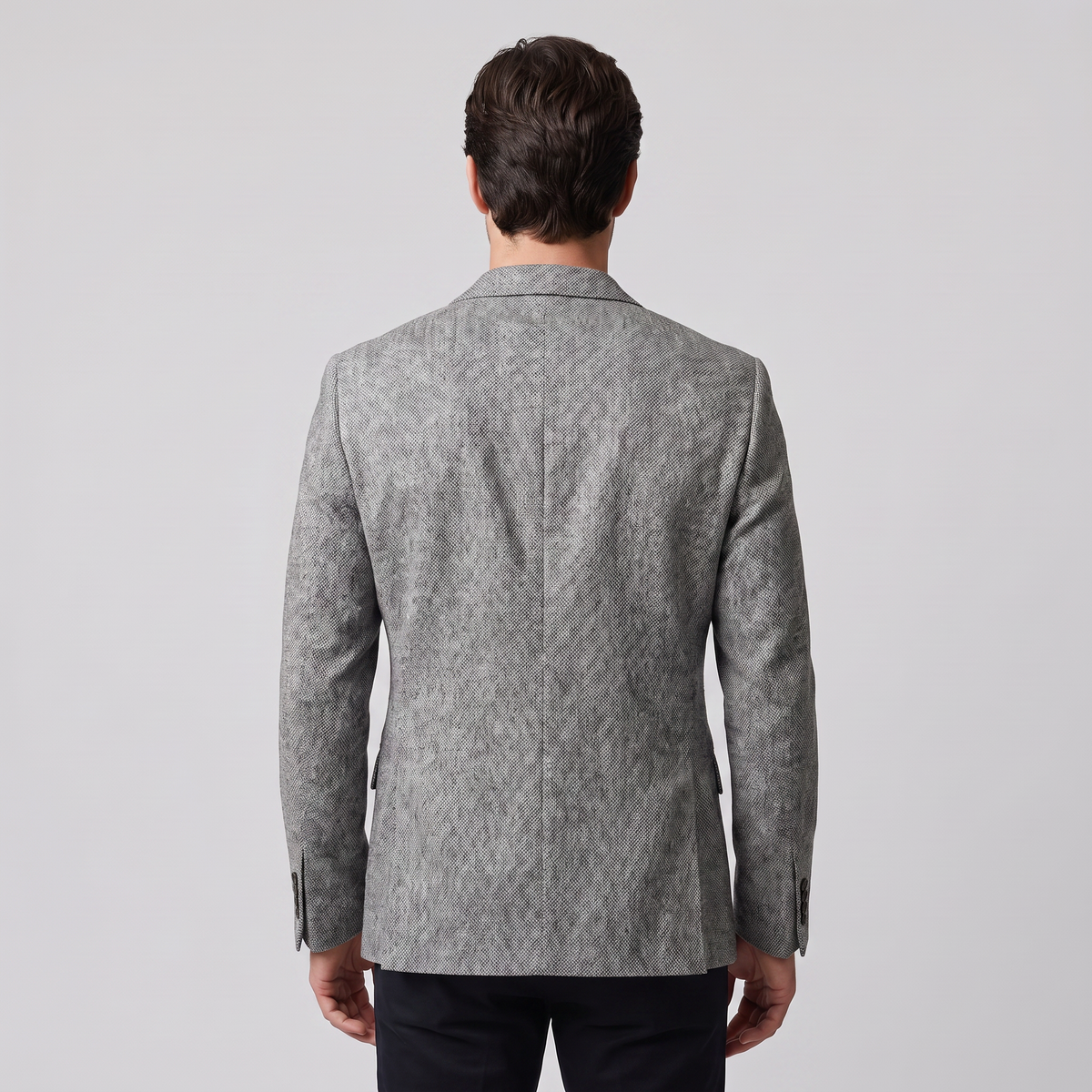 Herren Slim-Fit Winter-Blazer-Jacke
