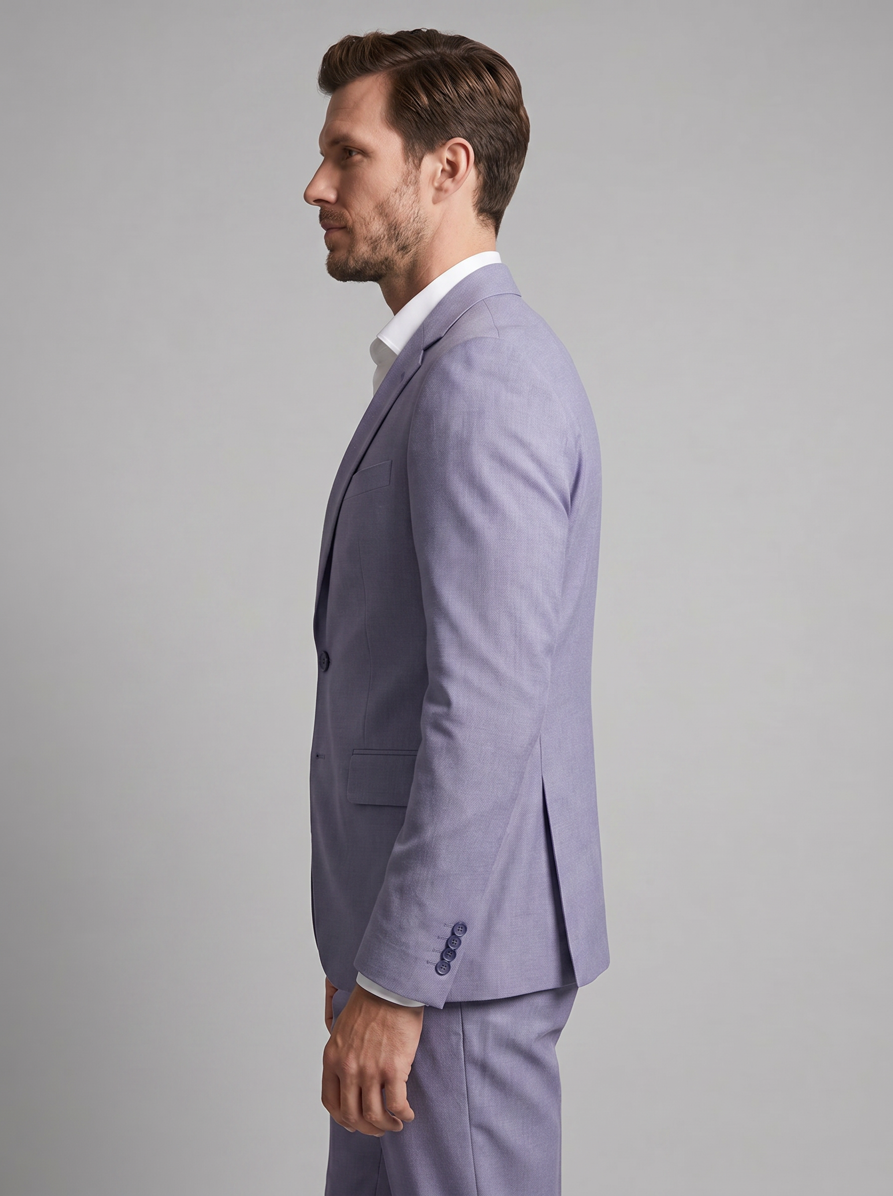 Herren Slim Fit Zweiteiliges Anzugset Für Hochzeitsgast