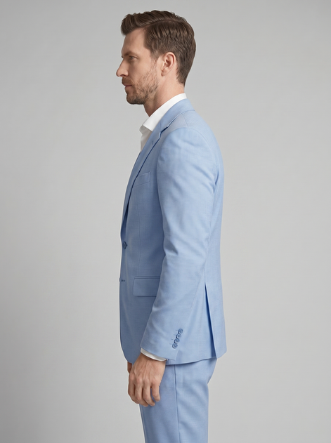 Herren Slim Fit Zweiteiliges Anzugset Für Hochzeitsgast