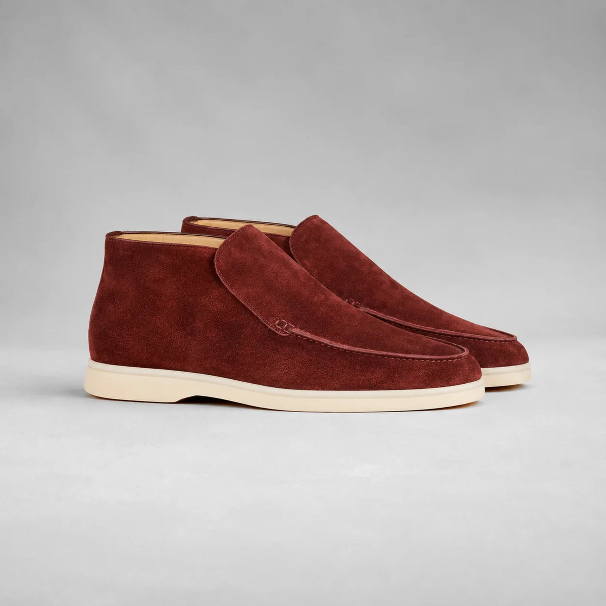 Herren Slip-On Stiefeletten mit Wildlederoptik