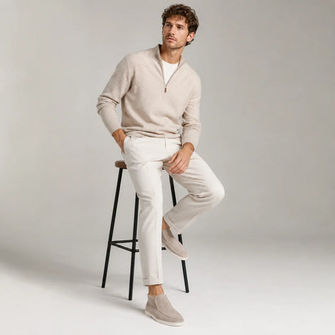 Herren Slip-On Stiefeletten mit Wildlederoptik