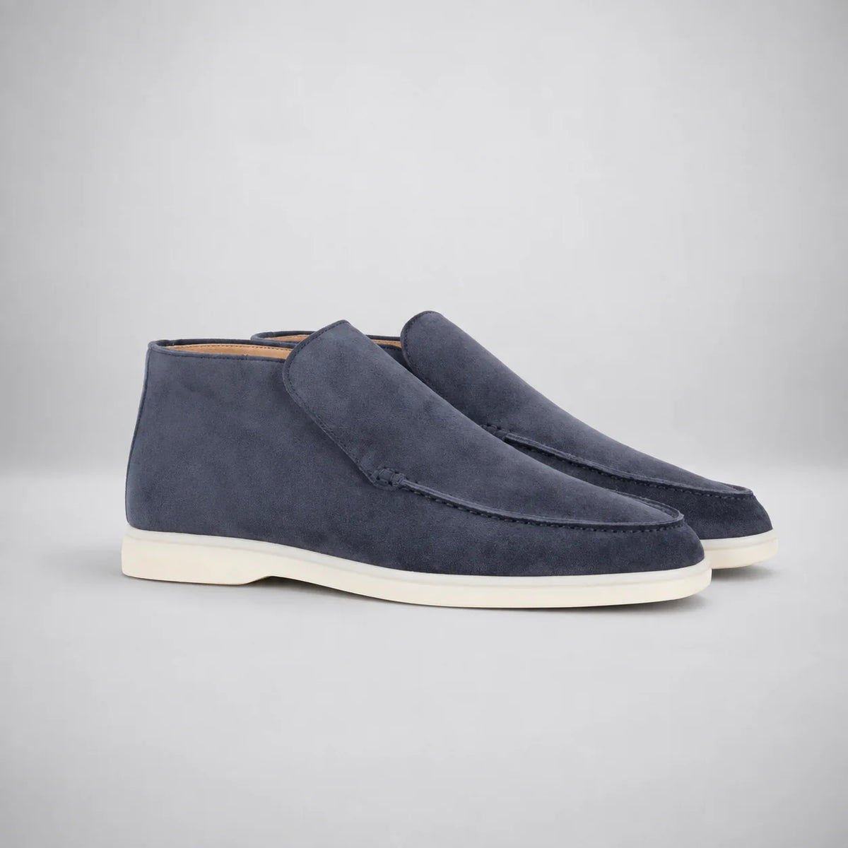 Herren Slip-On Stiefeletten mit Wildlederoptik