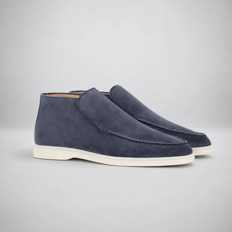 Herren Slip-On Stiefeletten mit Wildlederoptik