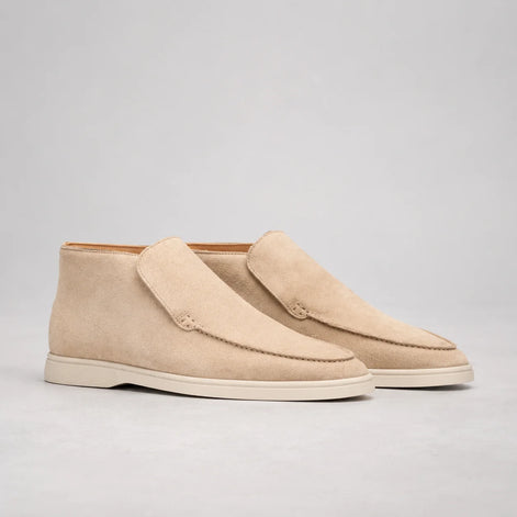 Herren Slip-On Stiefeletten mit Wildlederoptik