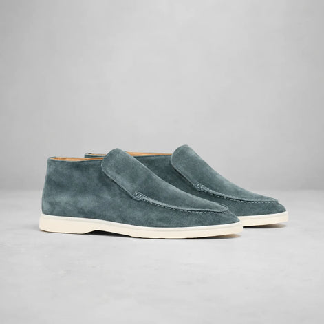 Herren Slip-On Stiefeletten mit Wildlederoptik