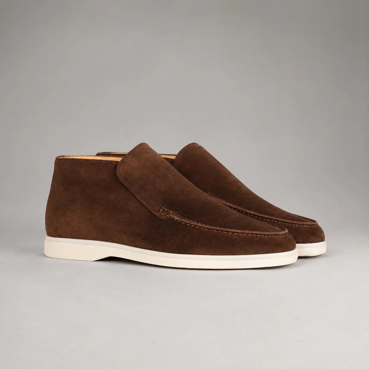 Herren Slip-On Stiefeletten mit Wildlederoptik