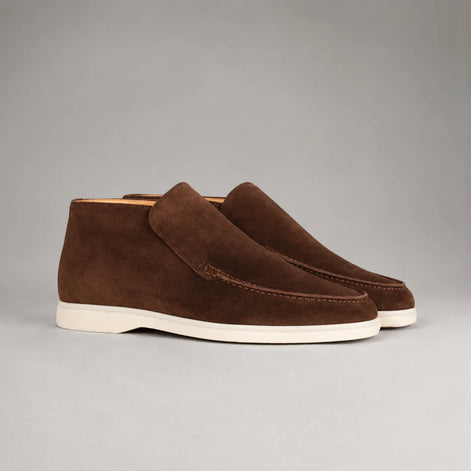 Herren Slip-On Stiefeletten mit Wildlederoptik