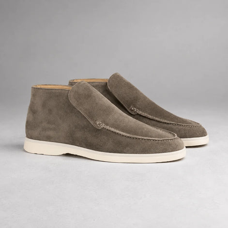 Herren Slip-On Stiefeletten mit Wildlederoptik