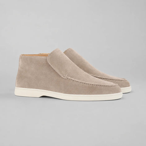 Herren Slip-On Stiefeletten mit Wildlederoptik