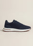 Herren Sneaker mit Flacher Plateausohle und Patchwork-Design