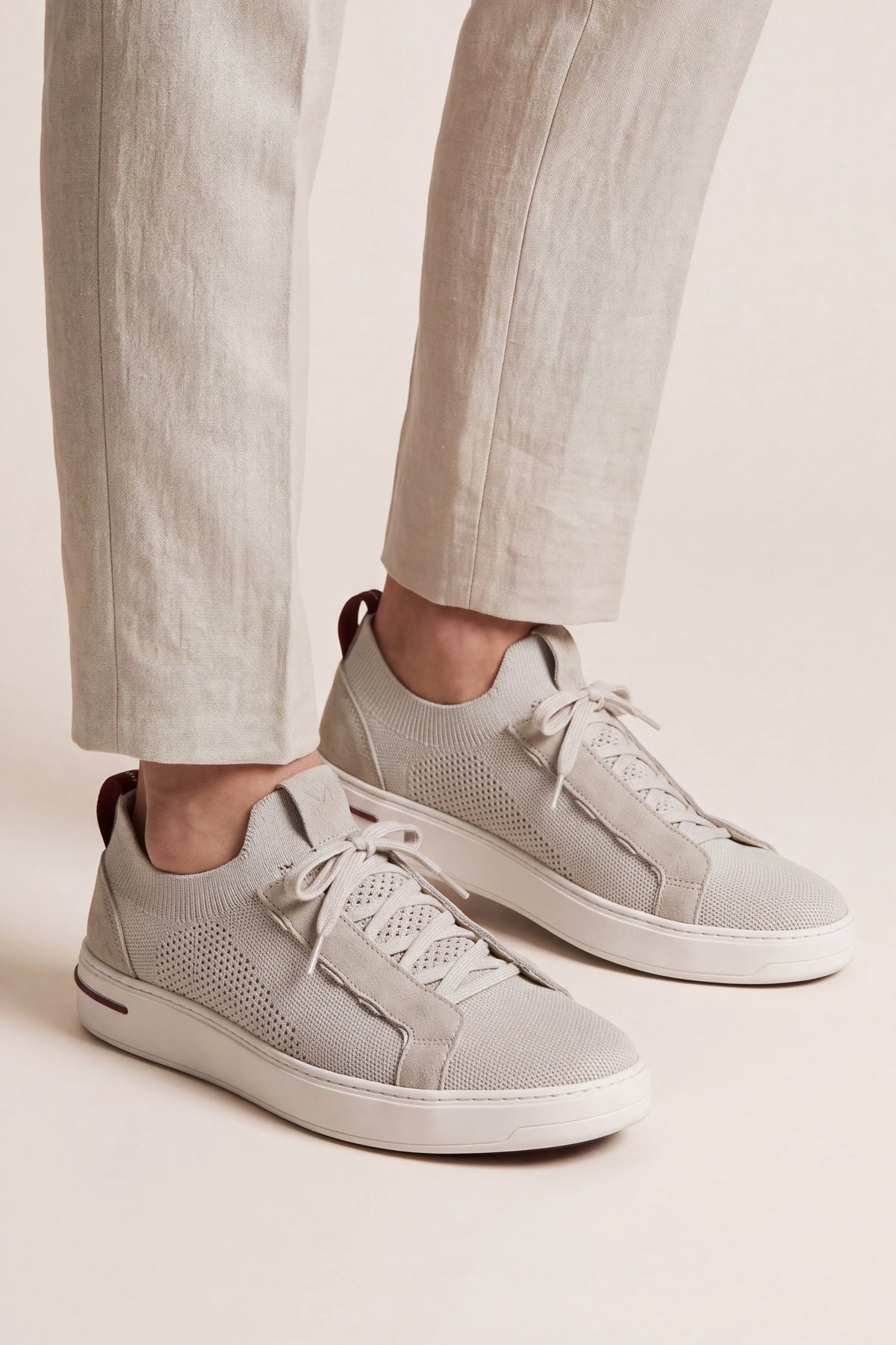 Herren Sneaker mit Wildleder-Details und Atmungsaktivem Mesh