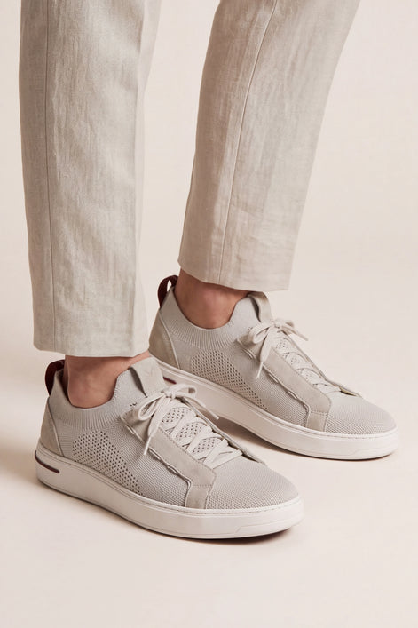 Herren Sneaker mit Wildleder-Details und Atmungsaktivem Mesh