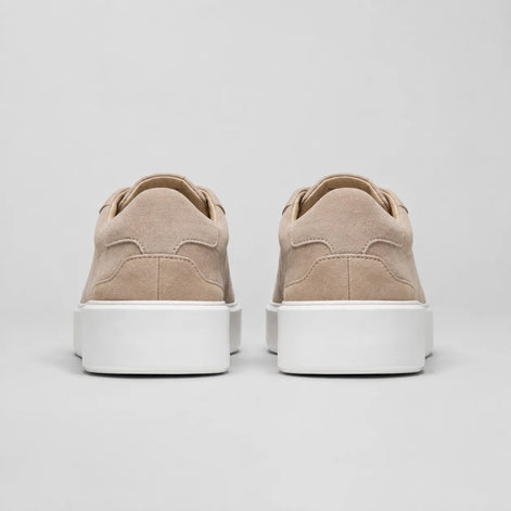 Herren Sneaker mit Wildlederoptik und flacher Sohle