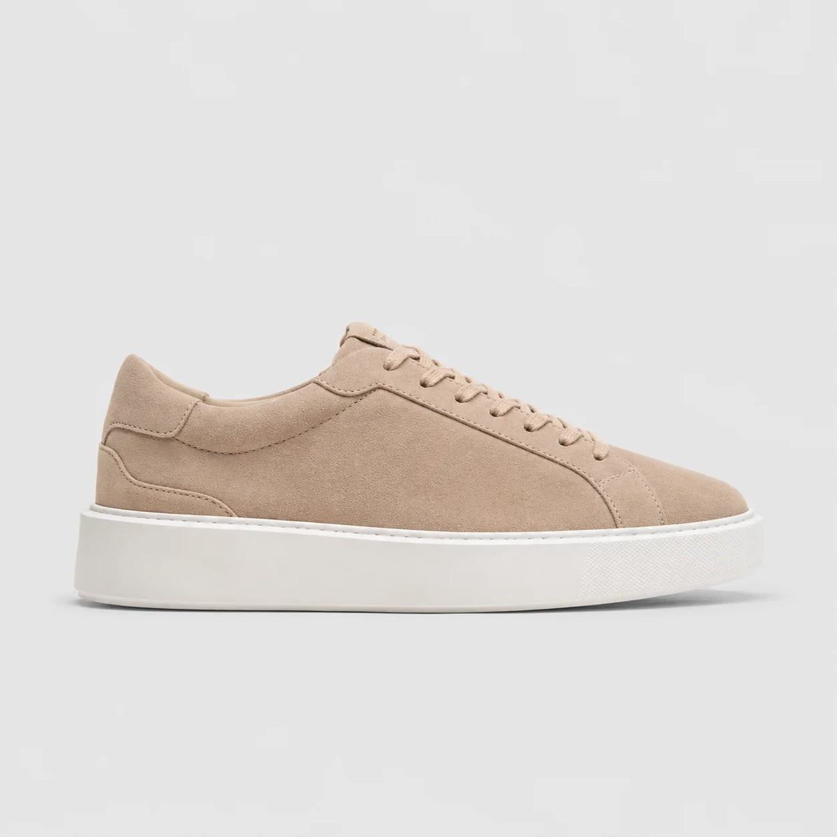 Herren Sneaker mit Wildlederoptik und flacher Sohle