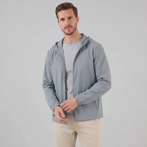 Herren Softshelljacke mit Kapuze Funktional