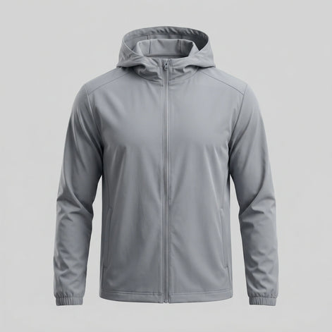 Herren Softshelljacke mit Kapuze Funktional