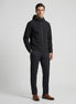 Herren Softshelljacke mit Kapuze windabweisend atmungsaktiv