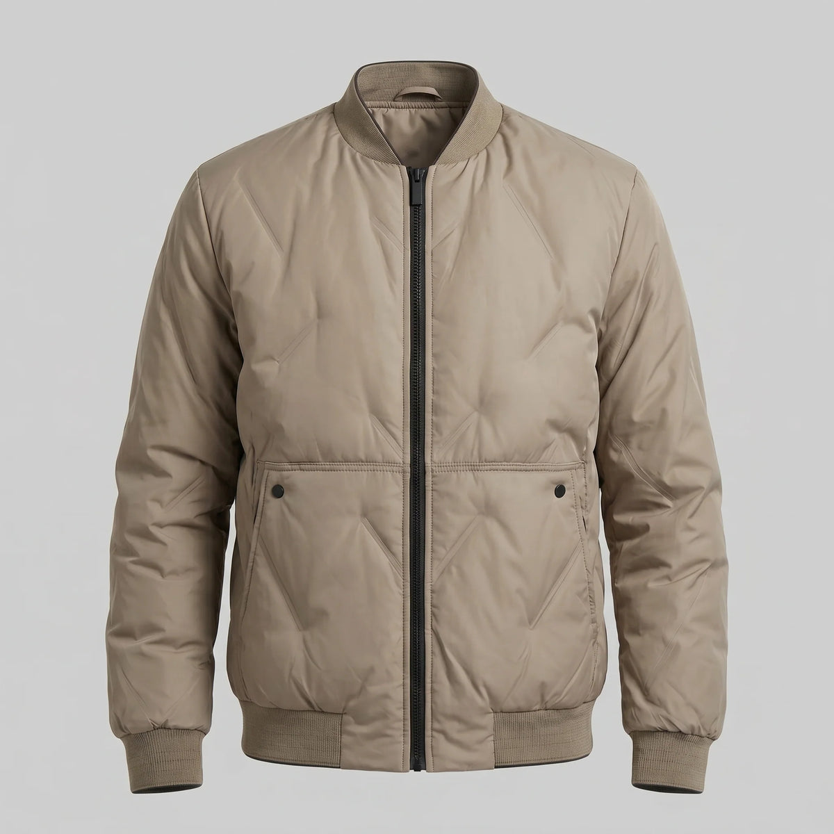 Herren Steppbomberjacke Mittellang