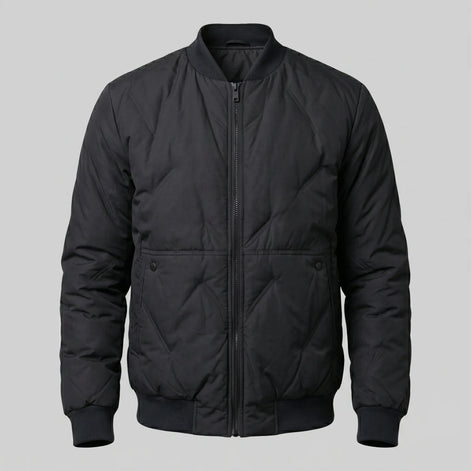 Herren Steppbomberjacke Mittellang