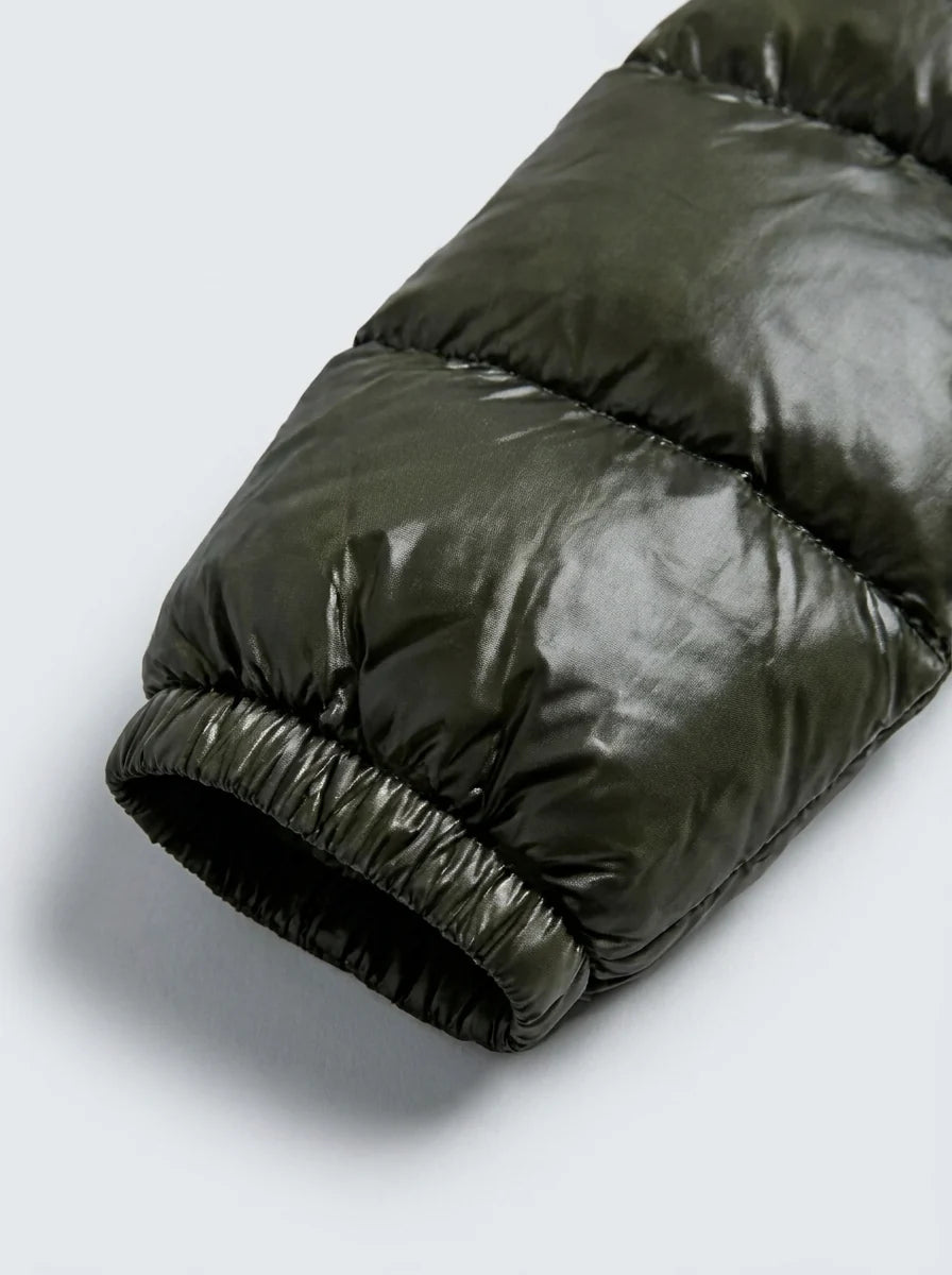 Herren Steppjacke Mit Kapuze Für Kalte Tage