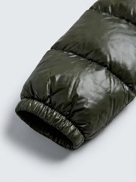 Herren Steppjacke Mit Kapuze Für Kalte Tage