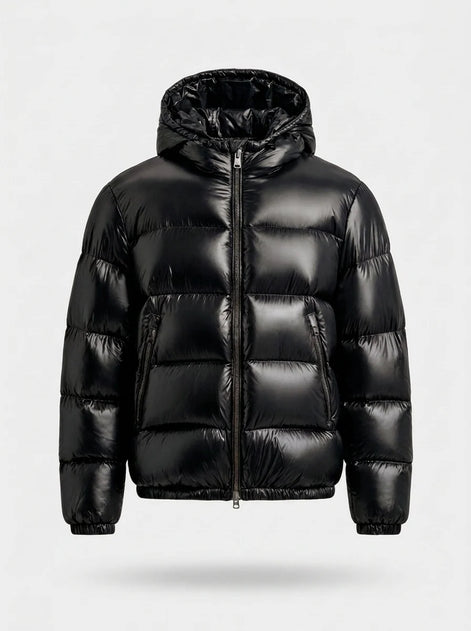 Herren Steppjacke Mit Kapuze Für Kalte Tage