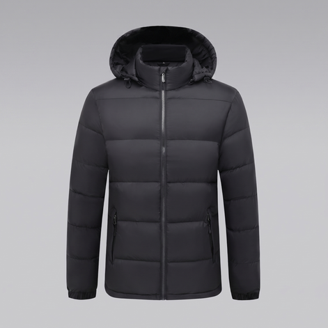Herren Steppjacke mit Kapuze