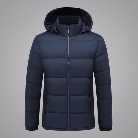 Herren Steppjacke mit Kapuze