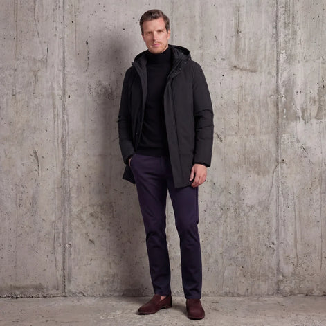 Herren Steppjacke mit Kapuze für Frühling