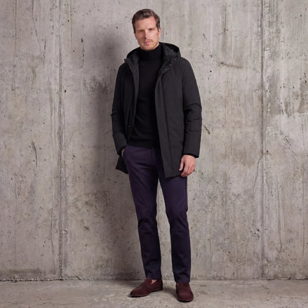 Herren Steppjacke mit Kapuze für Frühling