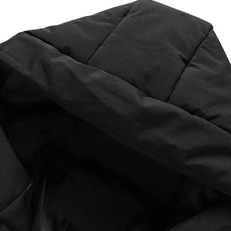 Herren Steppjacke mit Kapuze und Seitentaschen