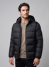 Herren Steppjacke mit Kapuze