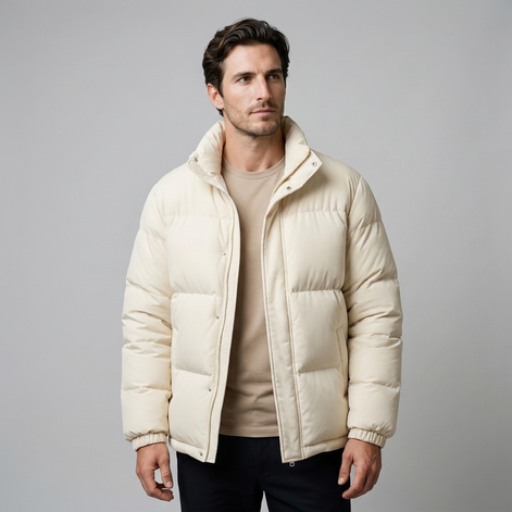 Herren Steppjacke mit Stehkragen