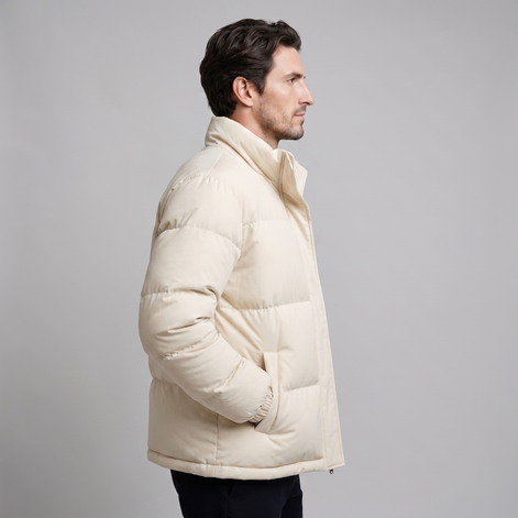 Herren Steppjacke mit Stehkragen