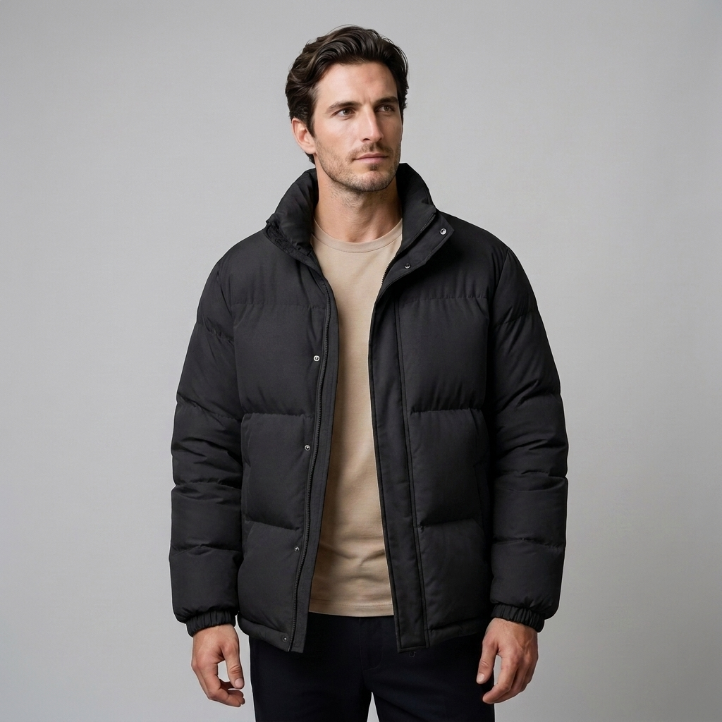 Herren Steppjacke mit Stehkragen