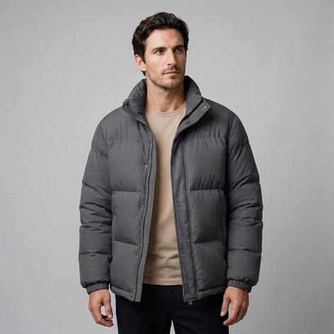 Herren Steppjacke mit Stehkragen