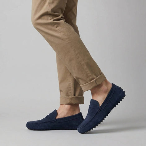 Herren Stilvolle Wildleder Penny Loafer