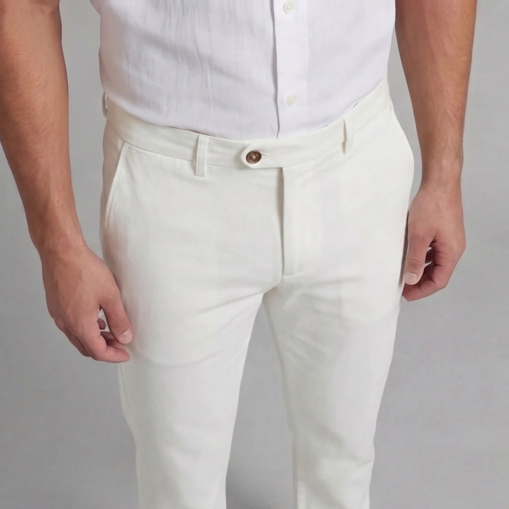 Herren Straight-Fit Chinohose