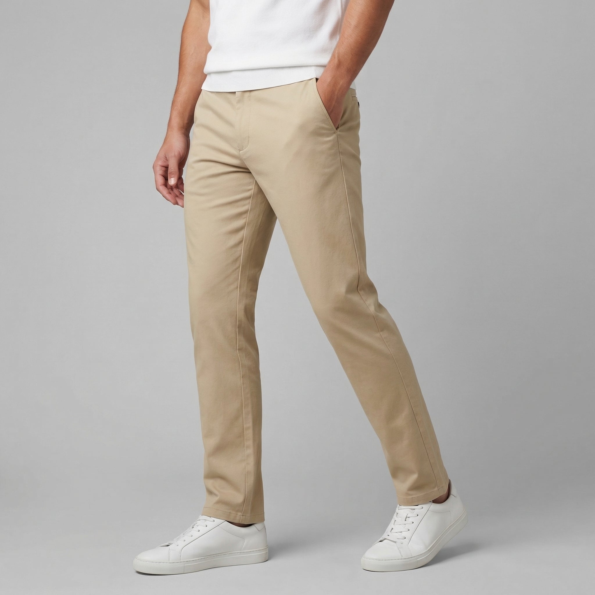 Herren Straight-Fit Chinohose