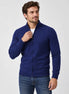 Herren Strickcardigan mit Reißverschluss und Stehkragen