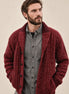Herren Strickcardigan mit Schalkragen und Knöpfen