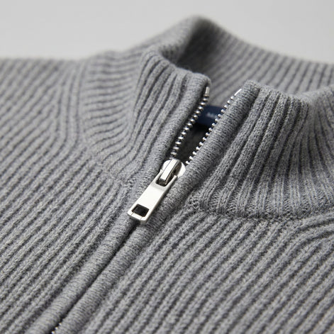 Herren Strickjacke Mit Reißverschluss