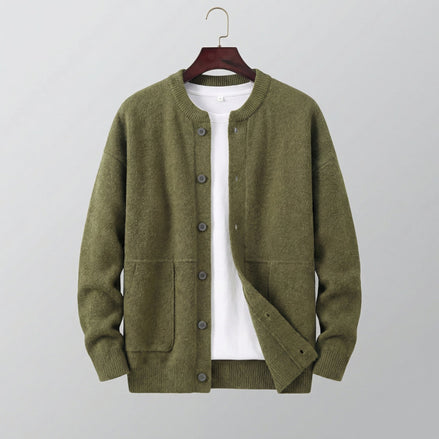 Herren-Strickjacke mit Knöpfen