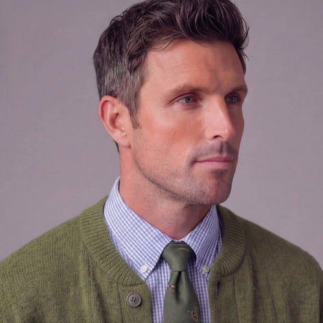 Herren-Strickjacke mit Knöpfen