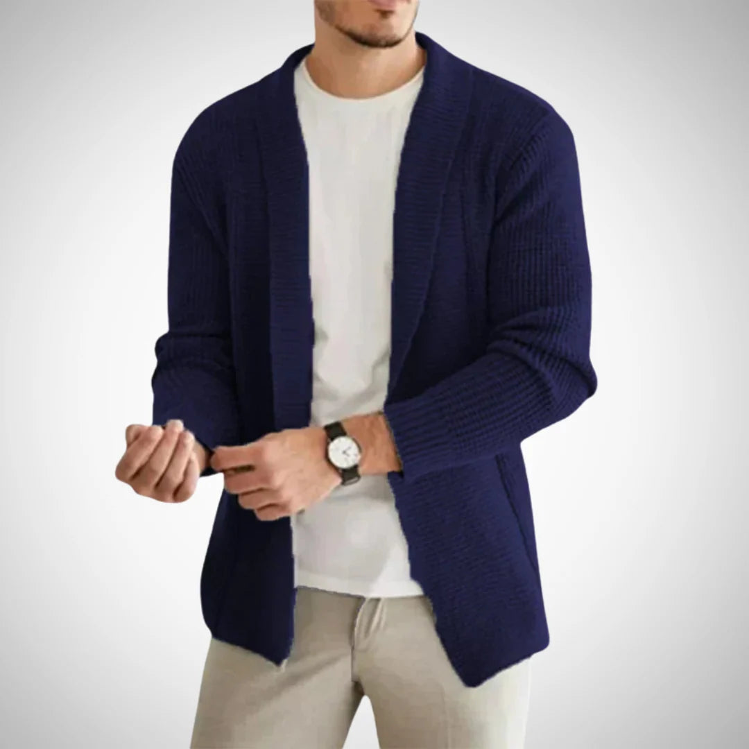 Herren Strickjacke mit Modernem Design für Legere und Formelle Anlässe