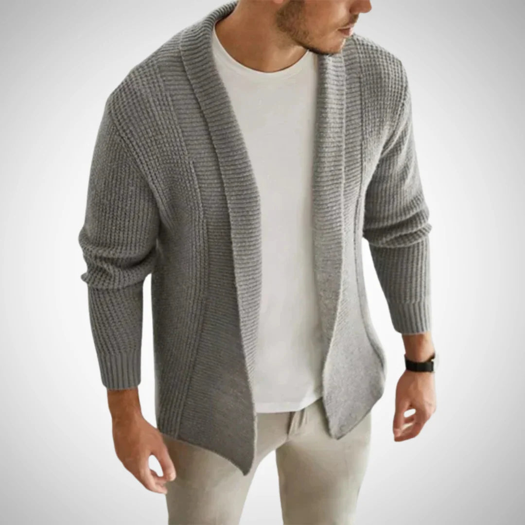 Herren Strickjacke mit Modernem Design für Legere und Formelle Anlässe